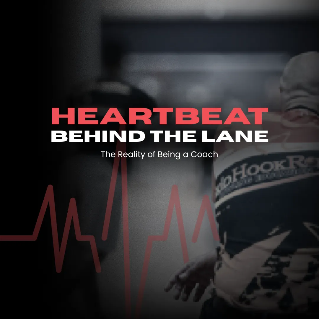 Coach Panagiotis Vardakis standing behind youth bowlers during competition at a bowling tournament