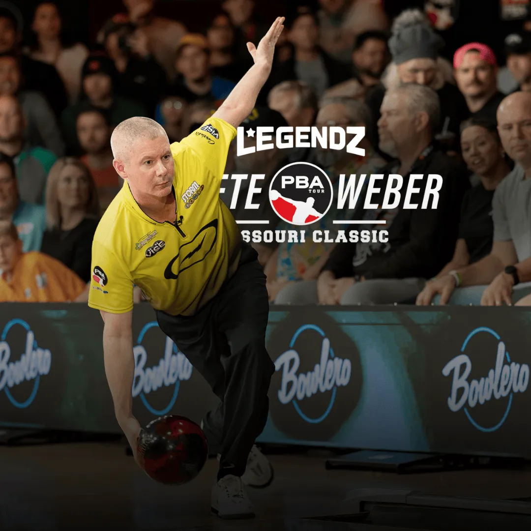 Patrick Dombrowski leading the standings after six games at the PBA Pete Weber Missouri Classic.