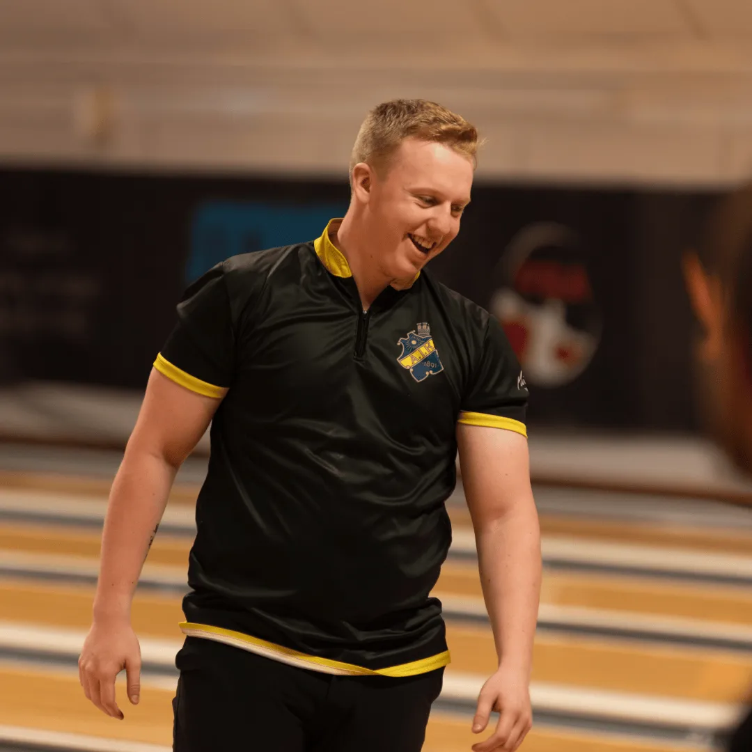 Alvin Kvarnstöm competing during the PBA Sweden Viper Malmö Open stepladder finals