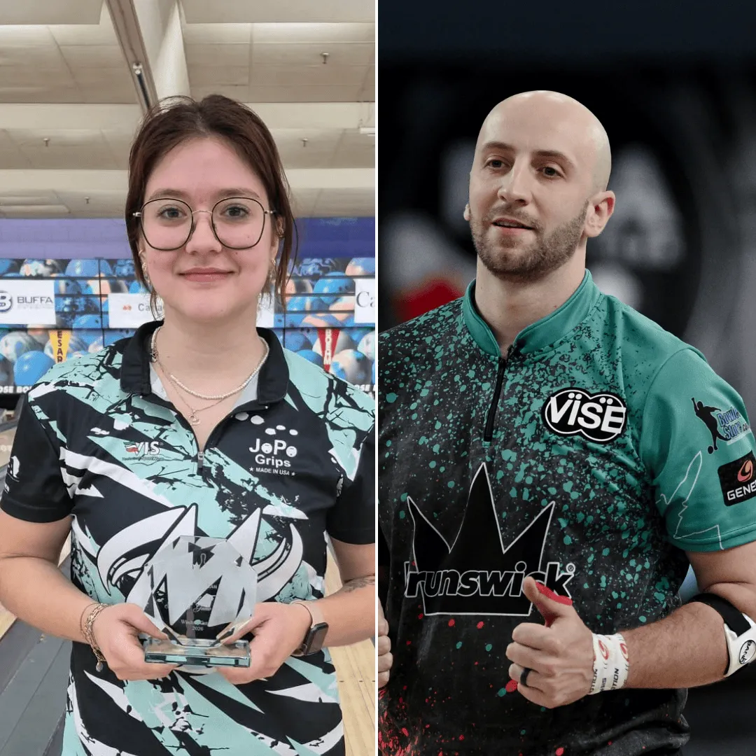 Fach and Côté recognized as Canada’s 2025 Bowler of the Year by the Canadian Tenpin Federation.