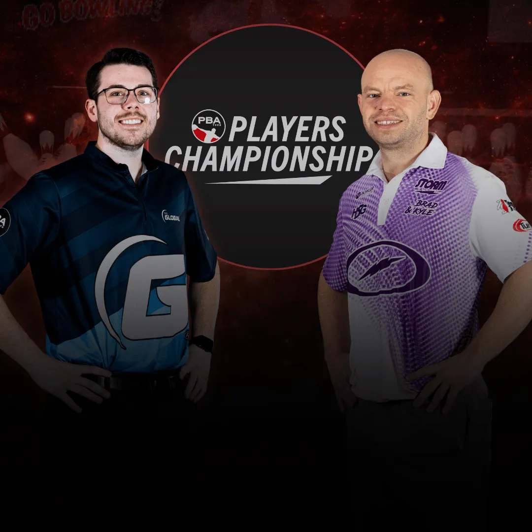 Brandon Bonta and Brad Miller during the Advancers Round at the PBA Players Championship after strong six-game performances.