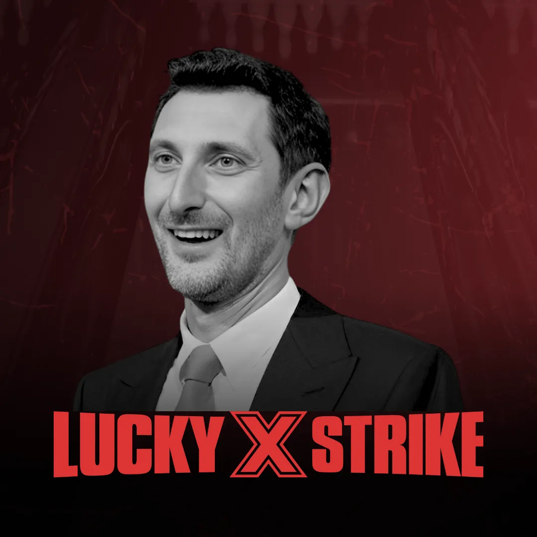 Lucky Strike Entertainment logo and Lev Ekster