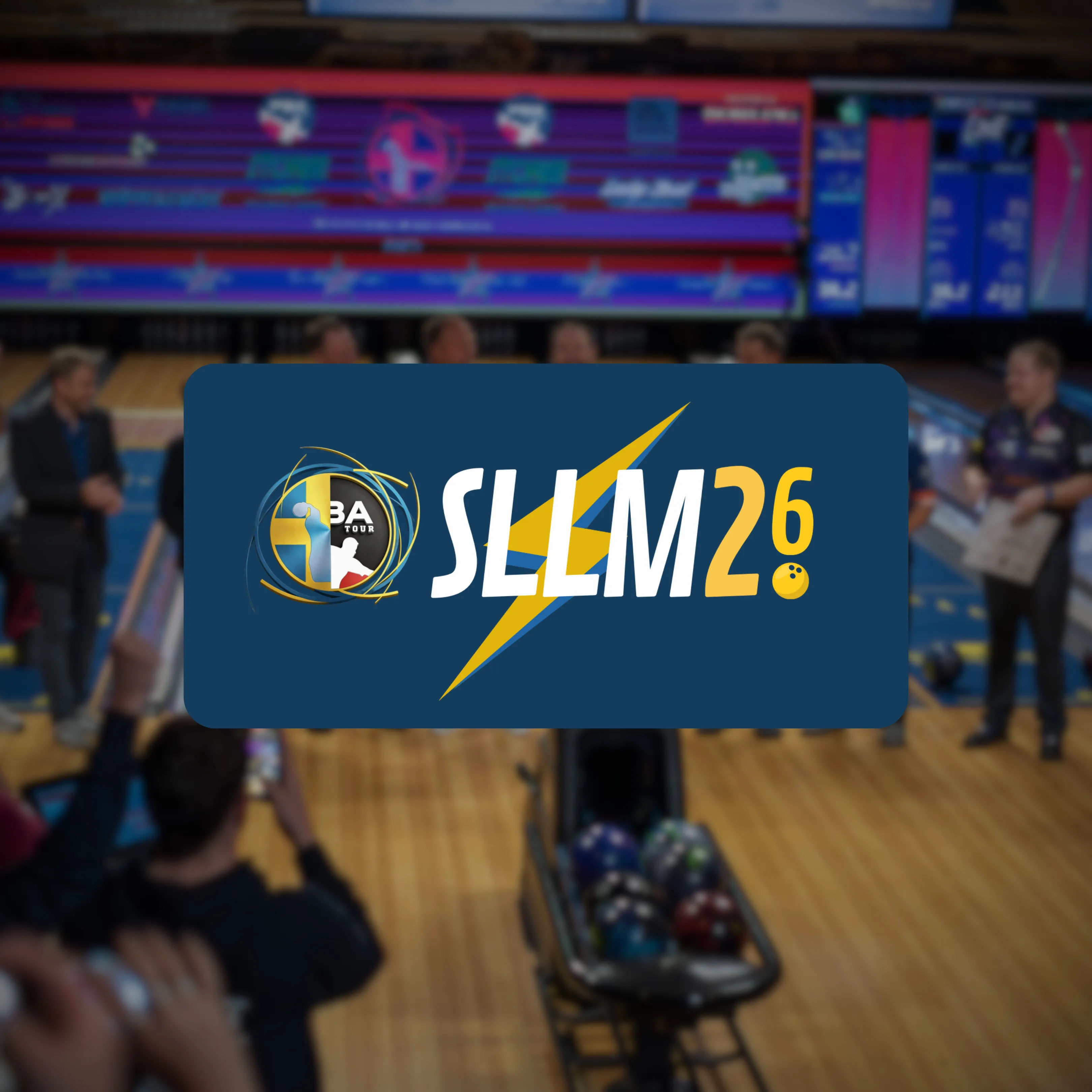 Storm Lucky Larsen Masters 2026 promotional image for the bowling tournament in Helsingborg, Sweden