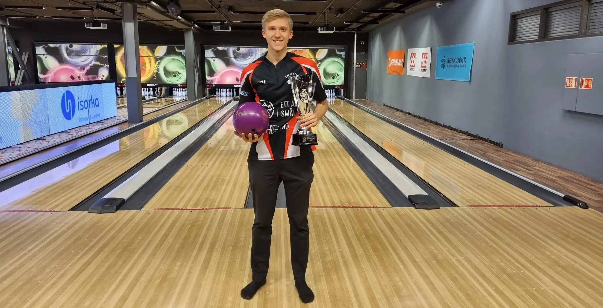 William Berggren became a champion of RIG Bowling 2023 in Iceland