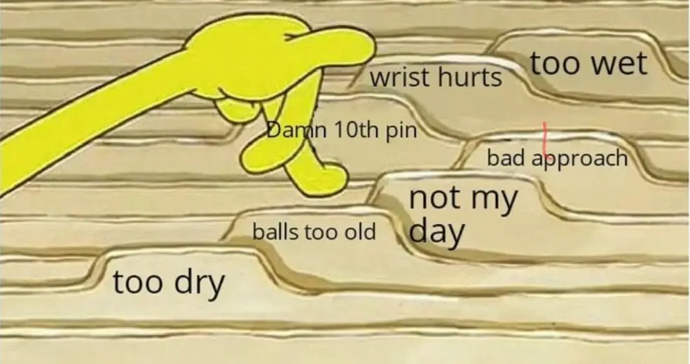 Our Reddit community shared best bowling excuses and they are hilarious