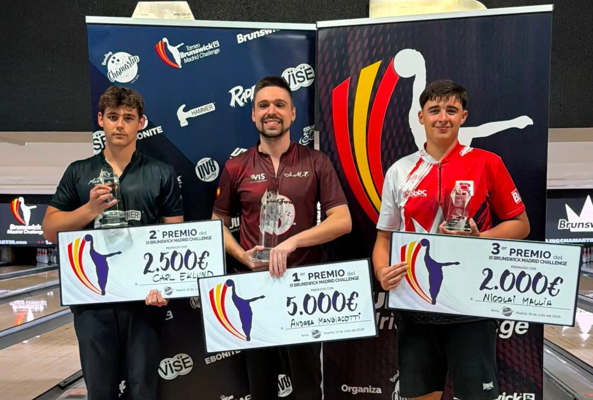 Andrea Mangiacotti Wins Brunswick Madrid Challenge