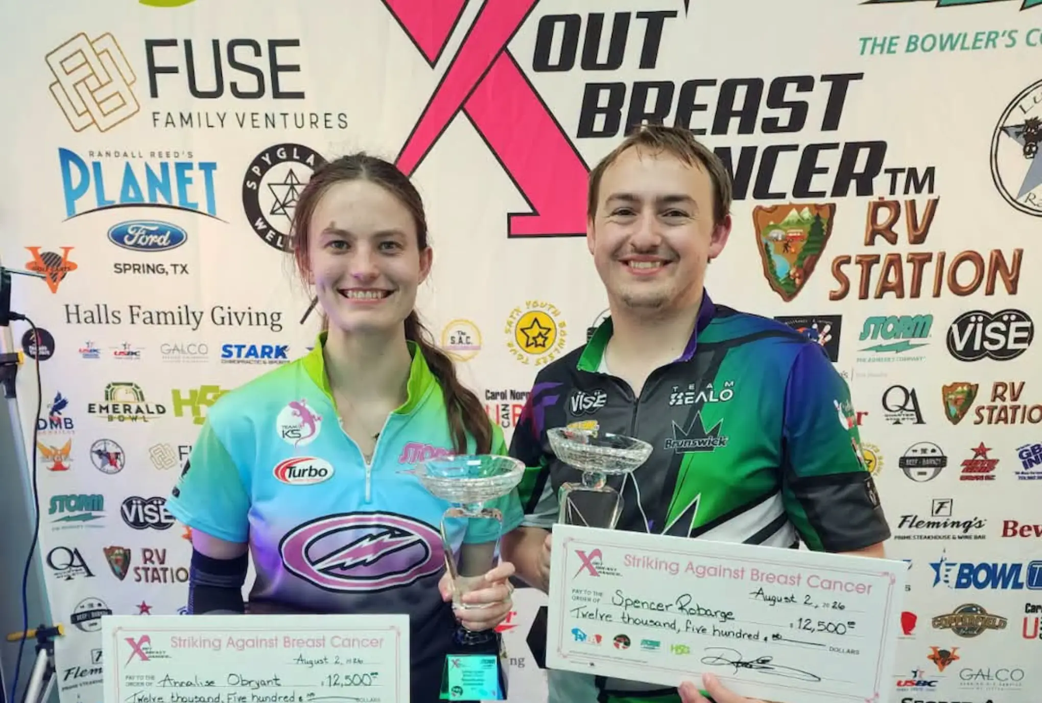 Robarge and OBryant Survive Late Charge to Win SABC Mixed Doubles