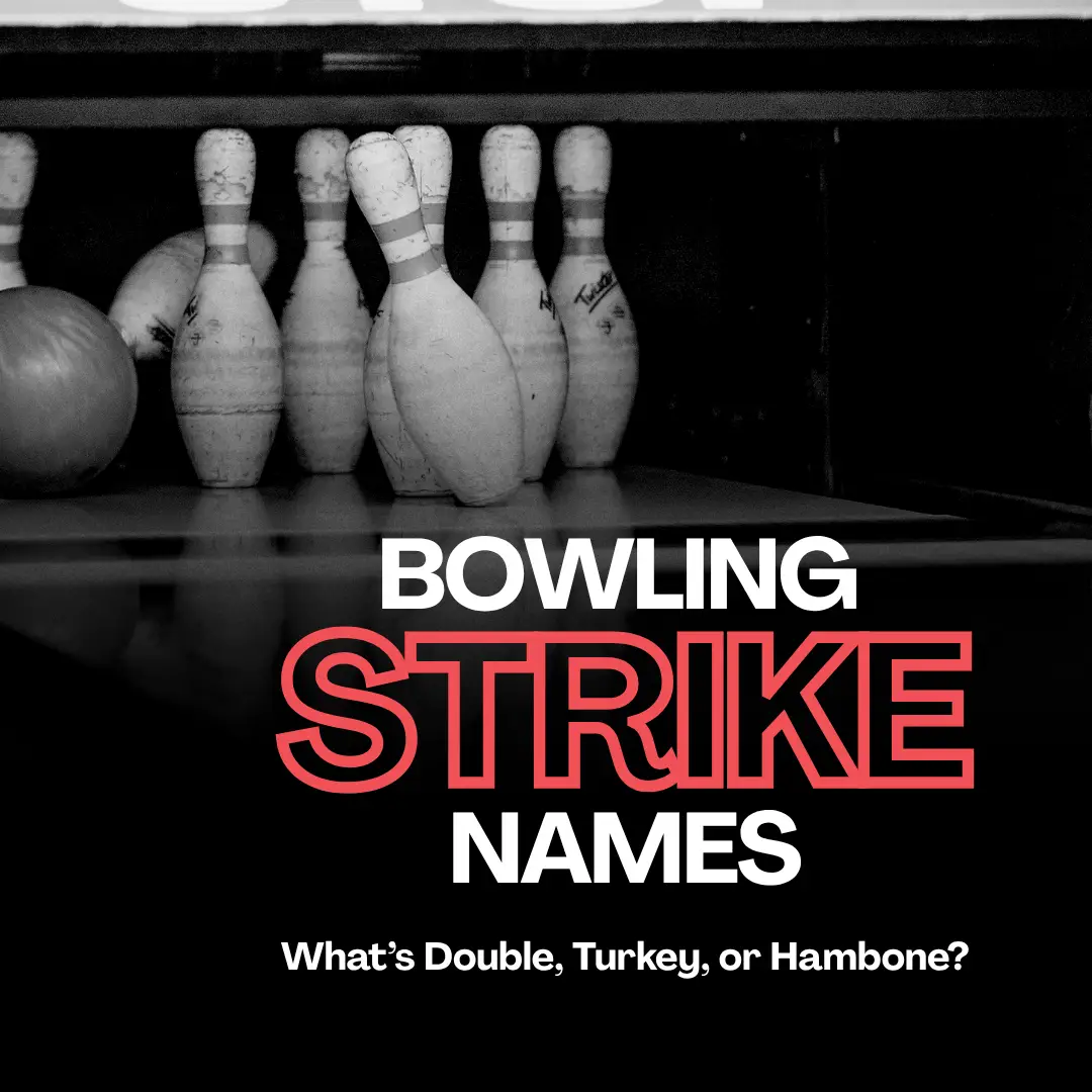 Bowling ball knocks down all bowling pins for a strike