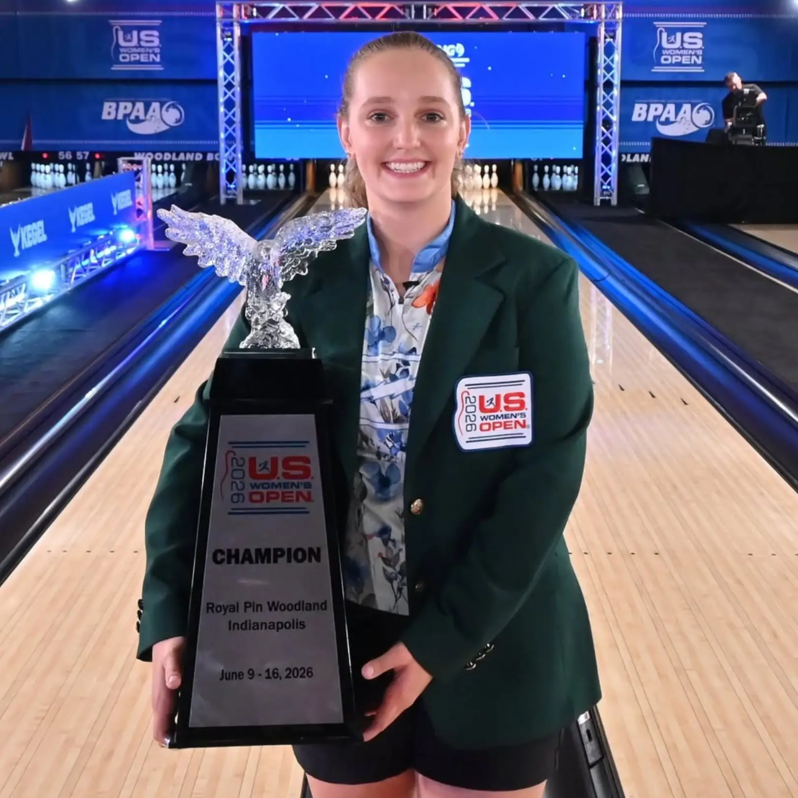 Jillian Martin competing during her 2026 U.S. Women’s Open title run at Royal Pin Woodland in Indianapolis