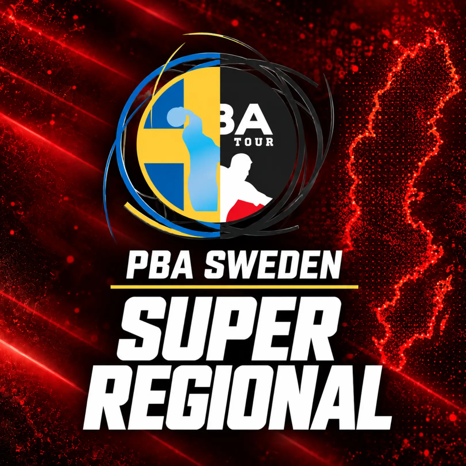 PBA Sweden Super Regional announcement showing the January 28–31, 2027 tournament dates.