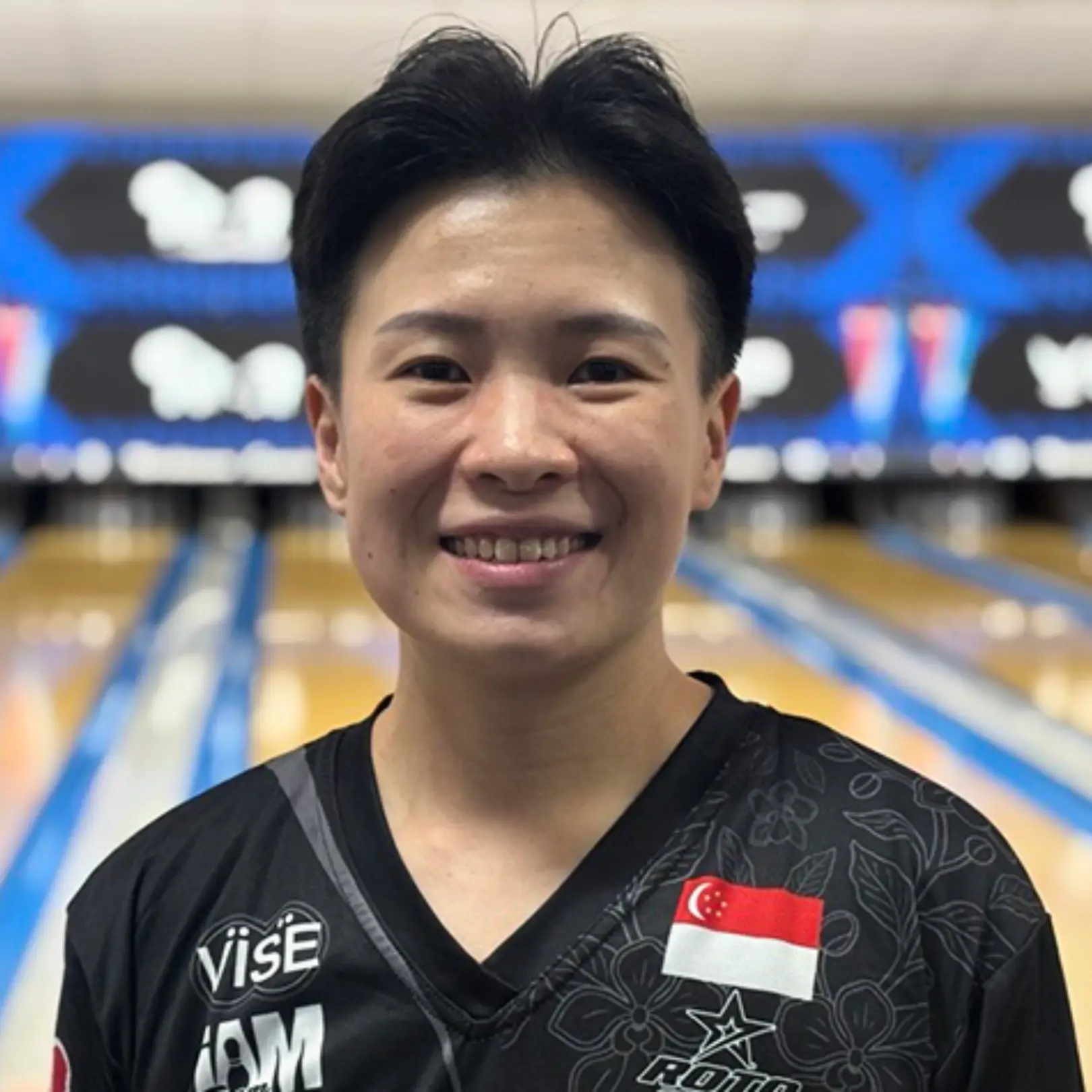 New Hui Fen competing during qualifying at the 2026 PWBA Cleveland Open