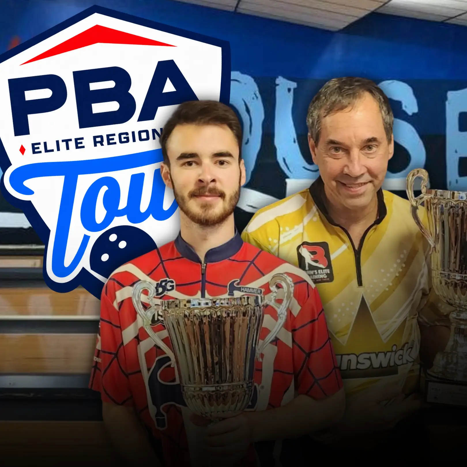 Bryce Oliver bowling at the PBA ELITE Central Regional 2 at JAX60 in Jackson, Michigan