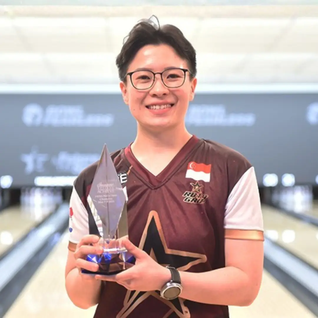 New Hui Fen competing during PWBA Northern Colorado Open title match