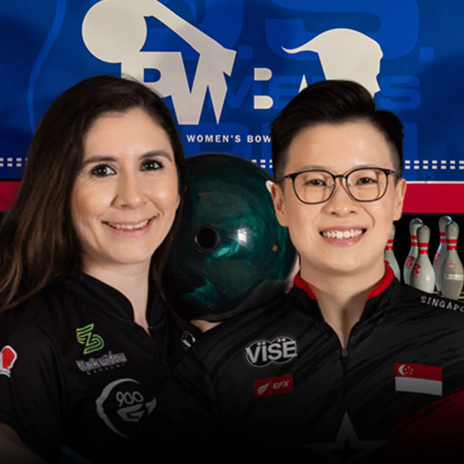PWBA Summer Series competitors bowling at ABC Gates Bowl in Rochester