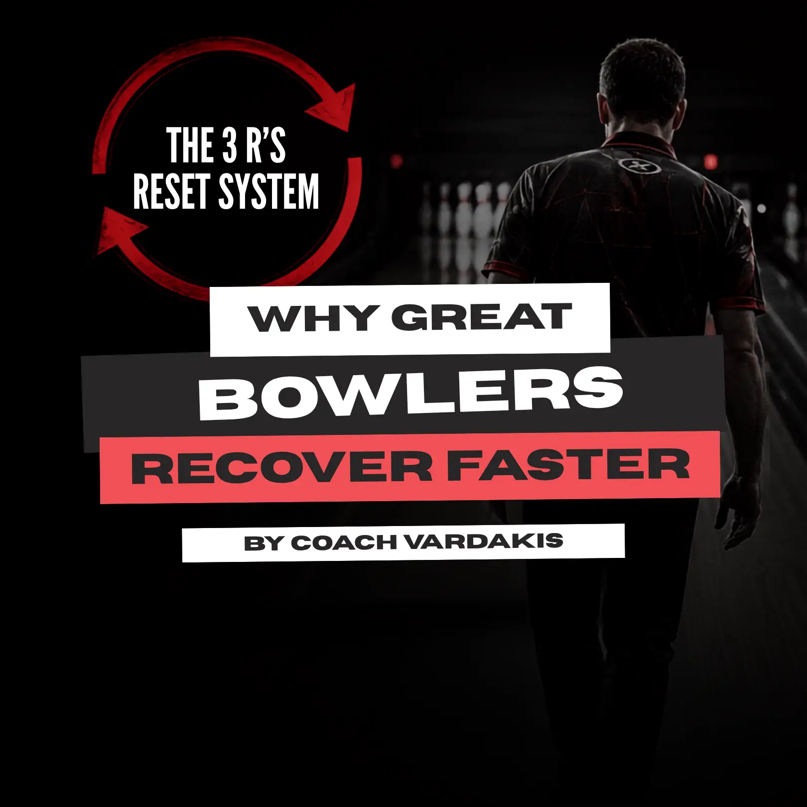 Coach Panagiotis Vardakis explaining the 3 R's mental reset system for bowlers during competition